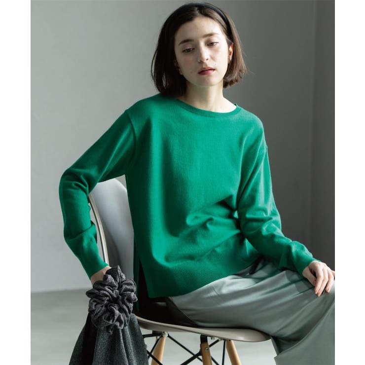 ボートネックニット エクストラファインメリノウール | OPAQUE.CLIP | 詳細画像23 