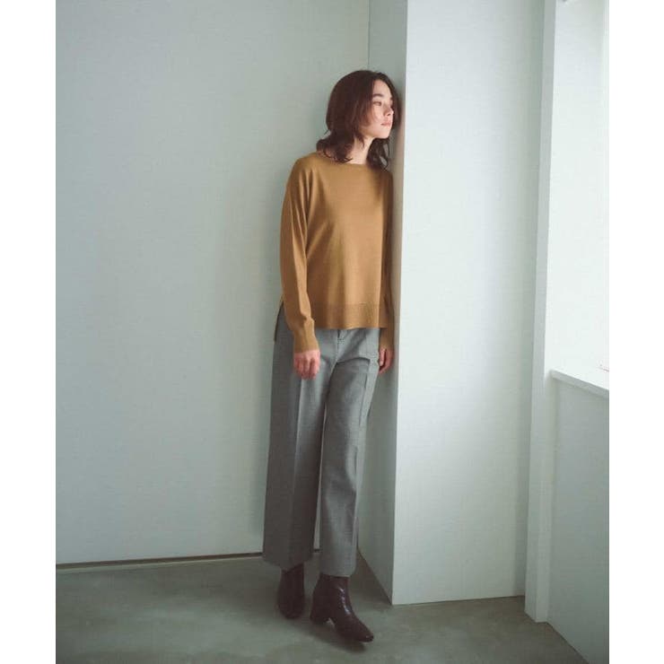 ボートネックニット エクストラファインメリノウール | OPAQUE.CLIP | 詳細画像88 