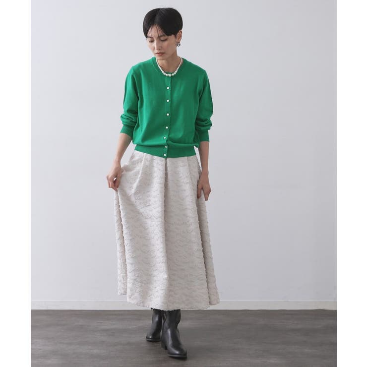 クルーニットカーディガン エクストラファインメリノウール【THEシリーズ 洗濯機… | OPAQUE.CLIP | 詳細画像47 