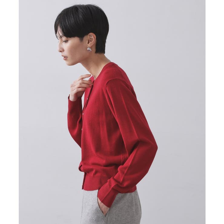 クルーニットカーディガン エクストラファインメリノウール【THEシリーズ 洗濯機… | OPAQUE.CLIP | 詳細画像50 