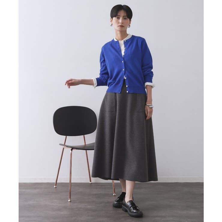 クルーニットカーディガン エクストラファインメリノウール【THEシリーズ 洗濯機… | OPAQUE.CLIP | 詳細画像62 