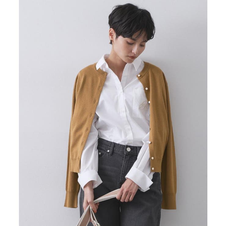 クルーニットカーディガン エクストラファインメリノウール【THEシリーズ 洗濯機… | OPAQUE.CLIP | 詳細画像54 