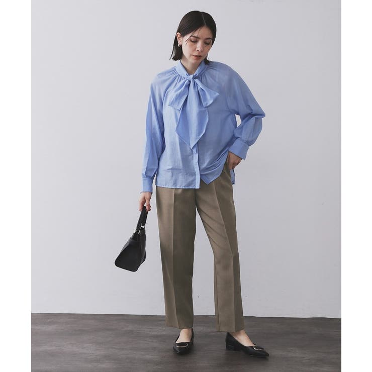 ストレッチ美脚イージーテーパードパンツ【防シワ/洗濯機洗い可】 | OPAQUE.CLIP | 詳細画像32 