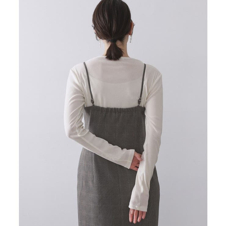 フロッキーチュールトップス【洗濯機OK】 | OPAQUE.CLIP | 詳細画像5 