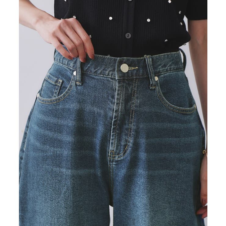 ストレッチバレルレッグデニム【洗濯機洗い可】 | OPAQUE.CLIP | 詳細画像27 