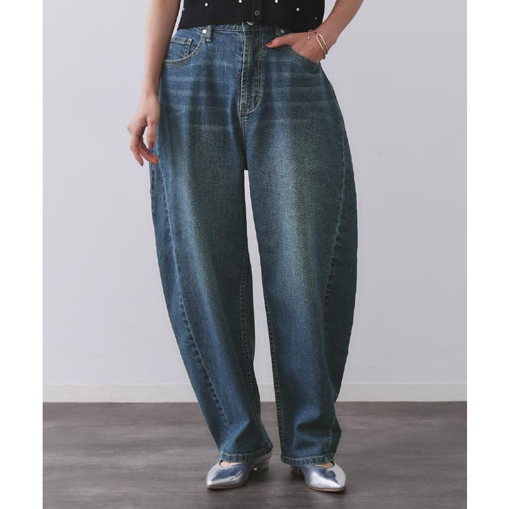 ストレッチバレルレッグデニム【洗濯機洗い可】 | OPAQUE.CLIP | 詳細画像23 