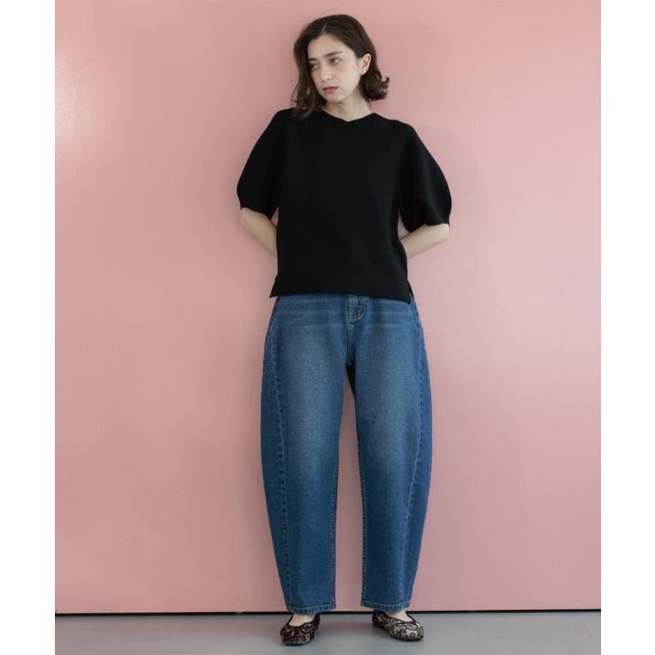 ストレッチバレルレッグデニム【洗濯機洗い可】 | OPAQUE.CLIP | 詳細画像8 