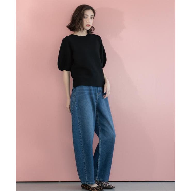 ストレッチバレルレッグデニム【洗濯機洗い可】 | OPAQUE.CLIP | 詳細画像11 