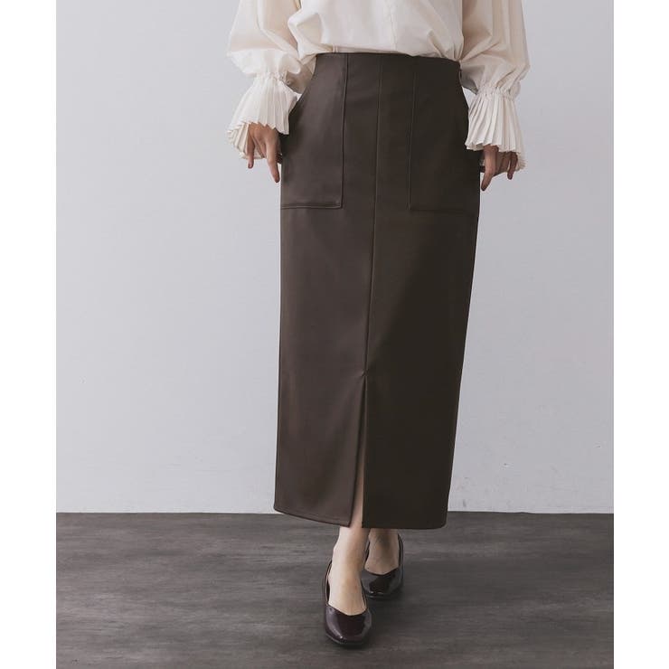 ストレッチダブルポケットタイトスカート【洗える】 | OPAQUE.CLIP | 詳細画像35 