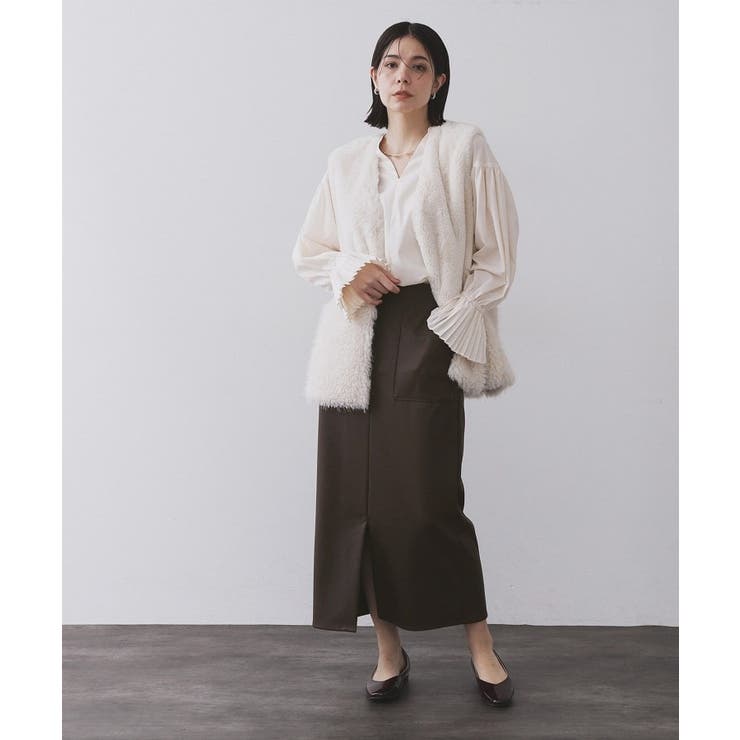 ストレッチダブルポケットタイトスカート【洗える】 | OPAQUE.CLIP | 詳細画像38 