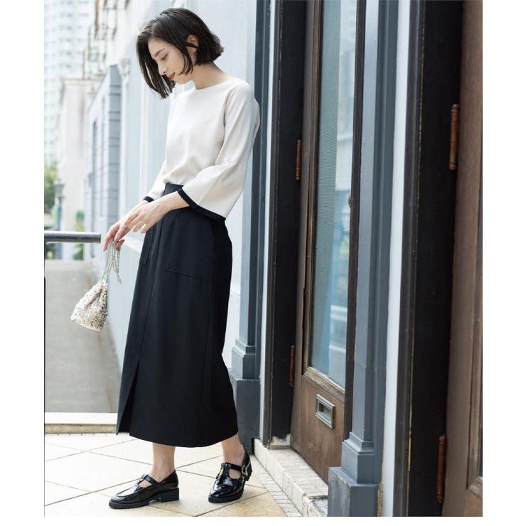 ストレッチダブルポケットタイトスカート【洗える】 | OPAQUE.CLIP | 詳細画像5 