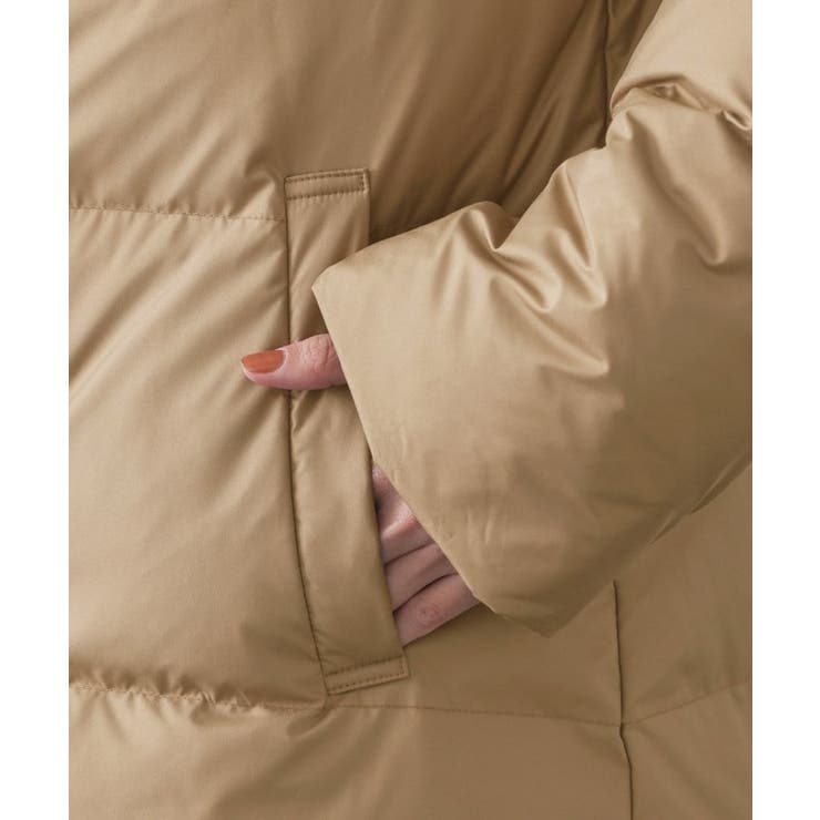 撥水フードミドルダウンコート【防風/抗菌防臭/洗濯機OK】《S～LL》 | OPAQUE.CLIP | 詳細画像50 