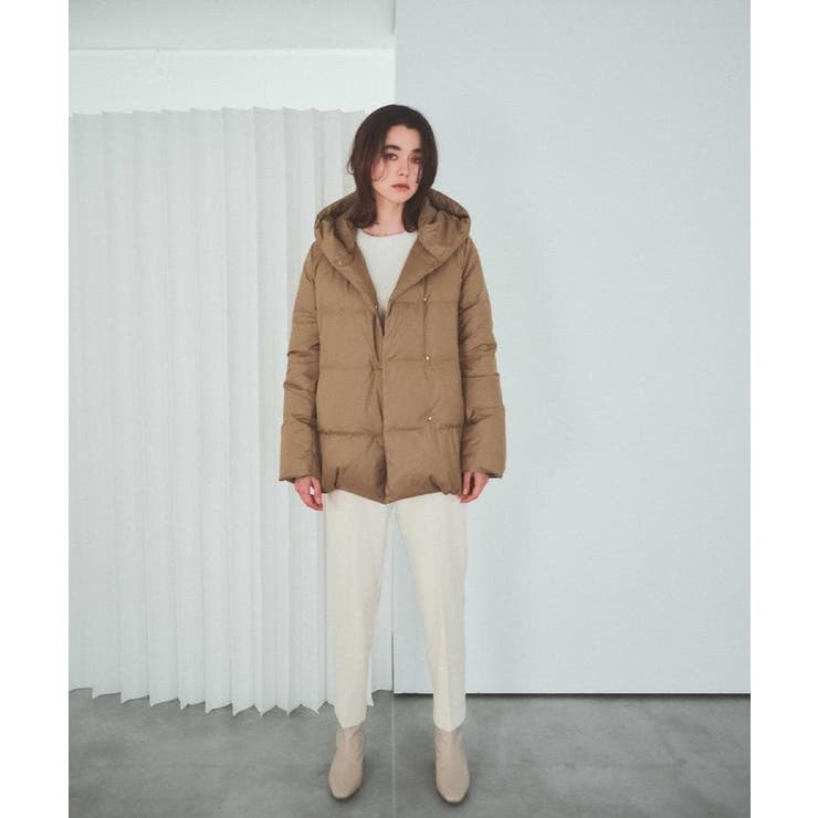 撥水フードミドルダウンコート【防風/抗菌防臭/洗濯機OK】《S～LL》 | OPAQUE.CLIP | 詳細画像40 