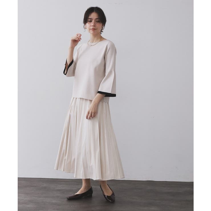 フェイクスウェードプリーツスカート【静電気防止加工/洗濯機OK】 | OPAQUE.CLIP | 詳細画像38 