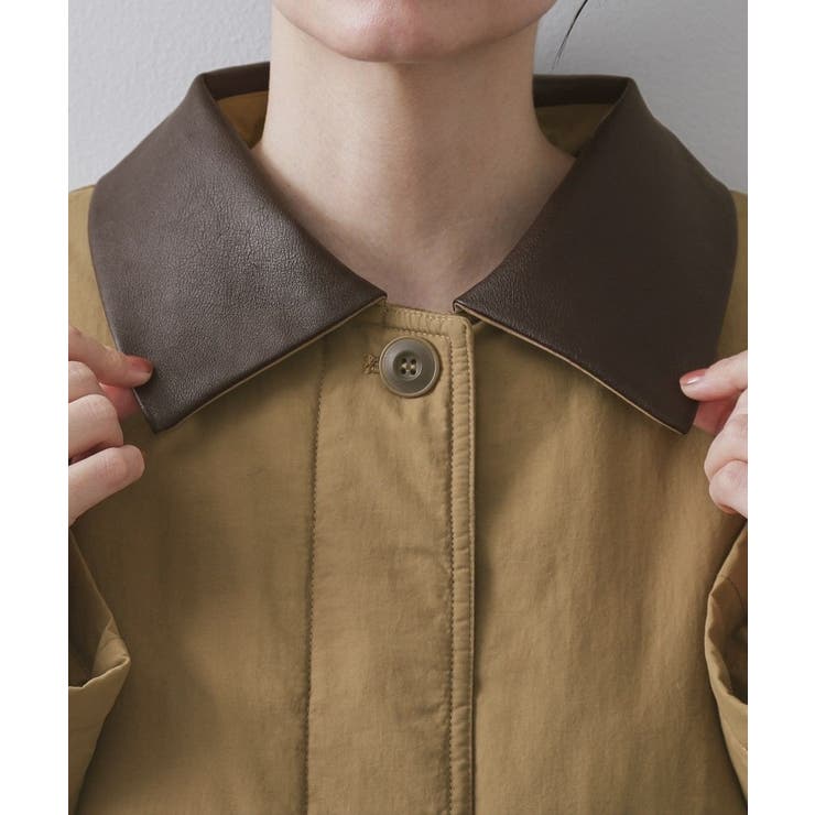 《CLASSY掲載》ステンカラー中綿コート【洗濯機OK】 | OPAQUE.CLIP | 詳細画像12 