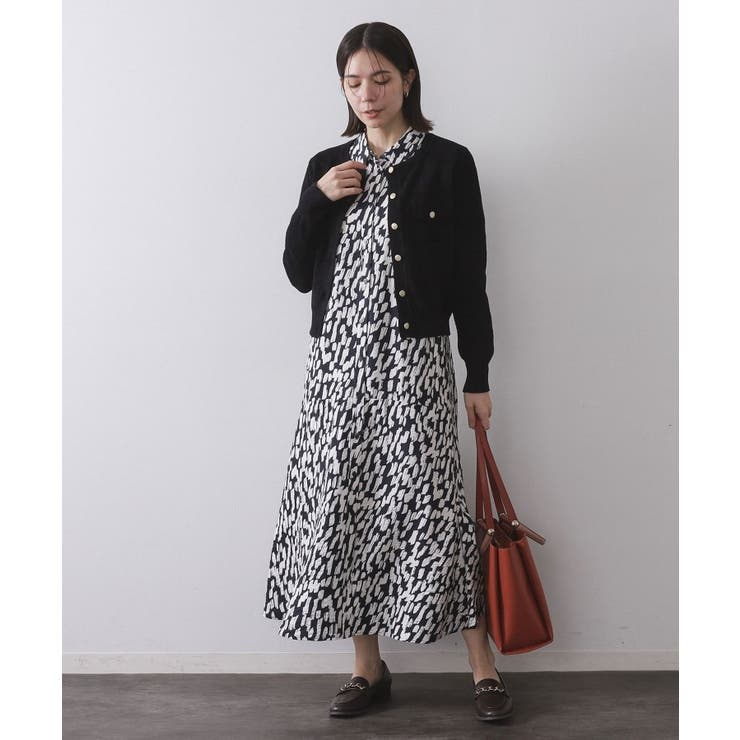 モールニットクルーカーディガン【洗濯機OK】 | OPAQUE.CLIP | 詳細画像2 