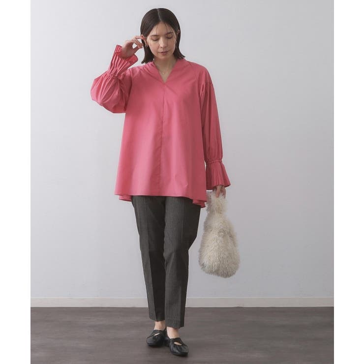 《SS-LLサイズ》ハイストレッチイージースティックパンツ【洗濯機洗い可】 | OPAQUE.CLIP | 詳細画像14 