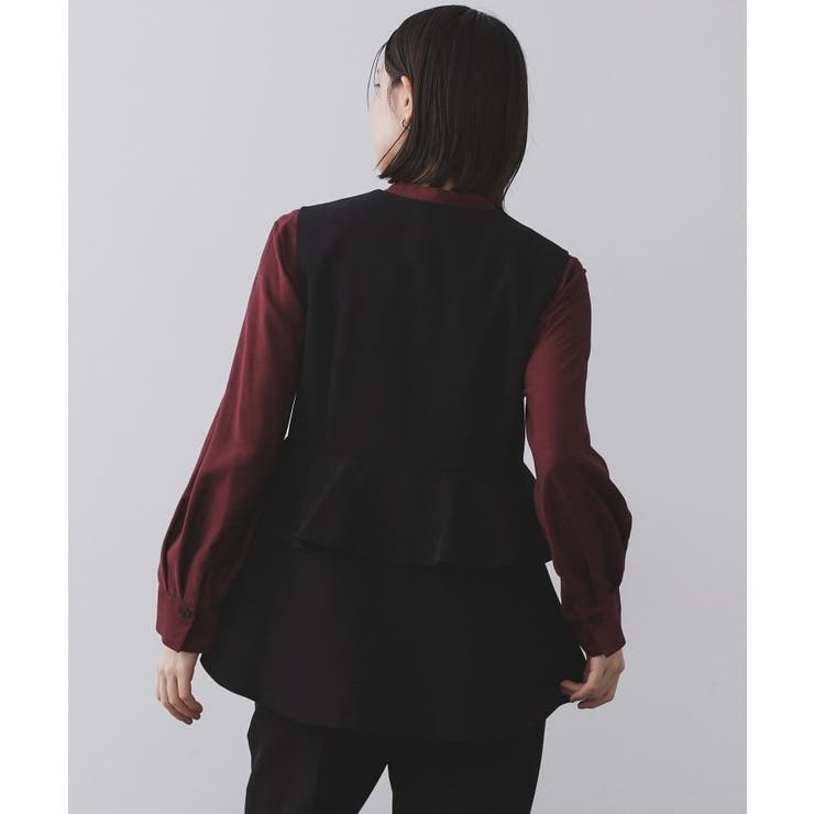 フリルペプラムジレ/セットアップ対応可【洗濯機洗い可】 | OPAQUE.CLIP | 詳細画像18 