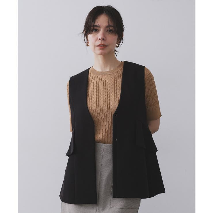 フリルペプラムジレ/セットアップ対応可【洗濯機洗い可】 | OPAQUE.CLIP | 詳細画像21 