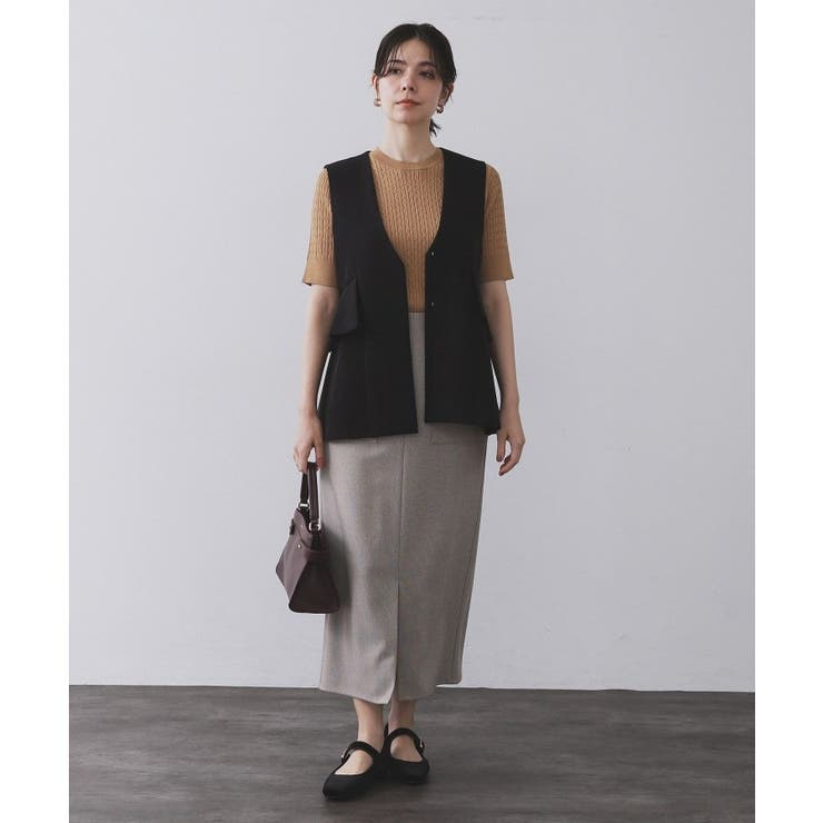 フリルペプラムジレ/セットアップ対応可【洗濯機洗い可】 | OPAQUE.CLIP | 詳細画像22 