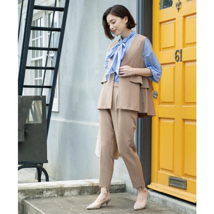 フリルペプラムジレ/セットアップ対応可【洗濯機洗い可】 | OPAQUE.CLIP | 詳細画像13 