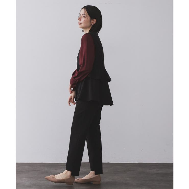 ステップヘムテーパードパンツ/セットアップ対応可【洗濯機洗い可】 | OPAQUE.CLIP | 詳細画像19 