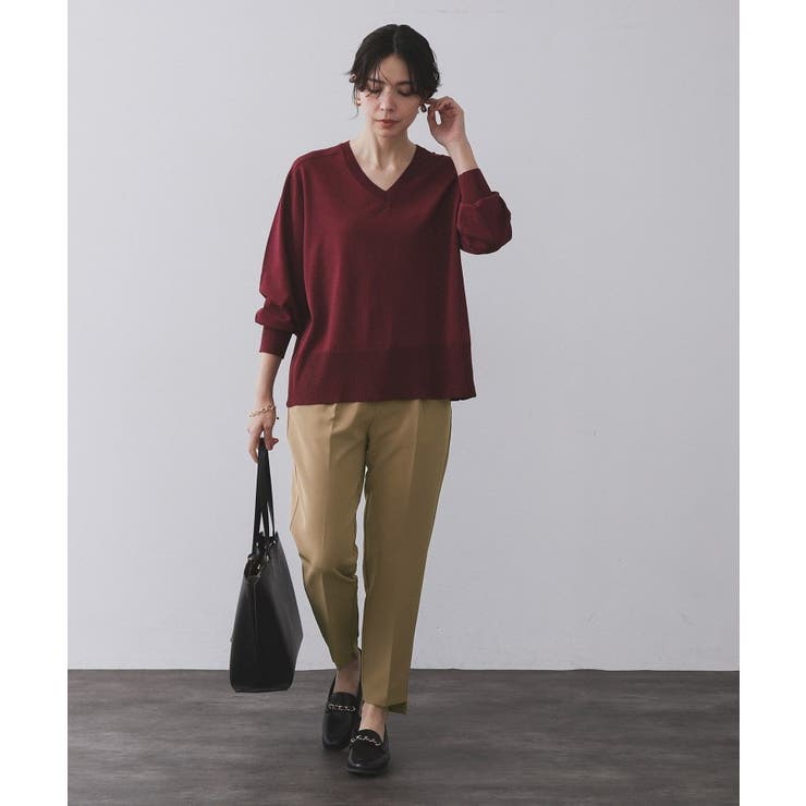 ステップヘムテーパードパンツ/セットアップ対応可【洗濯機洗い可】 | OPAQUE.CLIP | 詳細画像24 