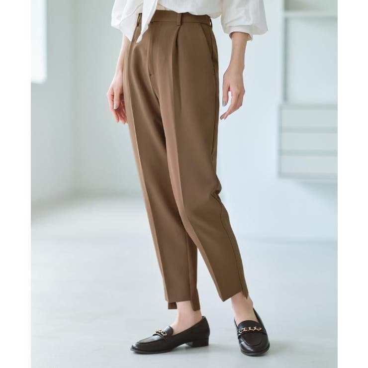 ステップヘムテーパードパンツ/セットアップ対応可【洗濯機洗い可】 | OPAQUE.CLIP | 詳細画像21 