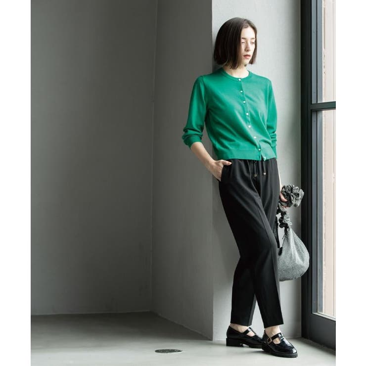 ウォームタッチ イージーテーパードパンツ【洗濯機洗OK/ストレッチ】 | OPAQUE.CLIP | 詳細画像13 