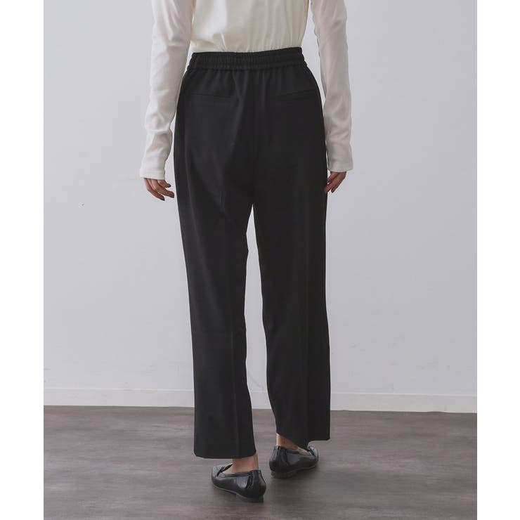 ウォームタッチ イージーワイドパンツ【洗濯機洗OK/ストレッチ】≪SS～LL≫ | OPAQUE.CLIP | 詳細画像31 