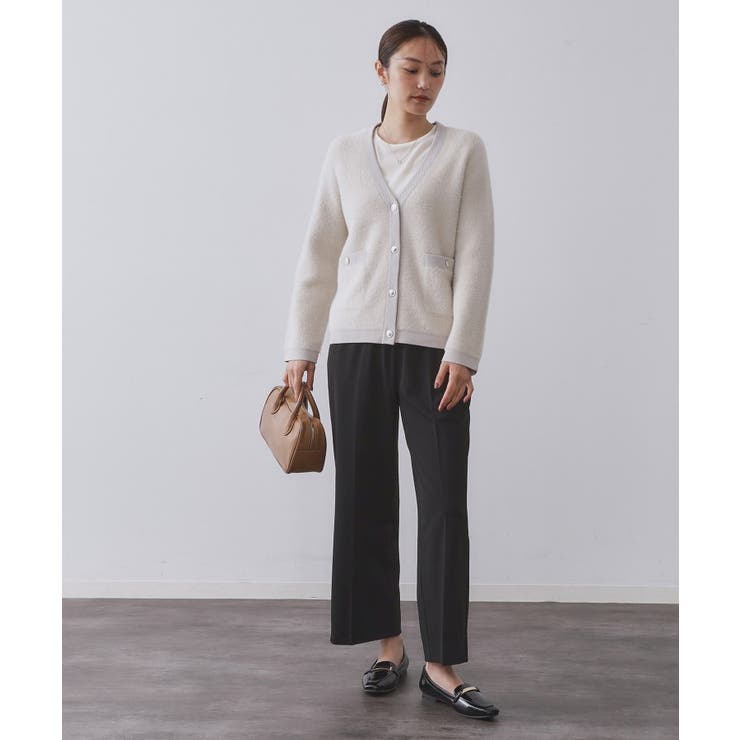 ウォームタッチ イージーワイドパンツ【洗濯機洗OK/ストレッチ】≪SS～LL≫ | OPAQUE.CLIP | 詳細画像32 