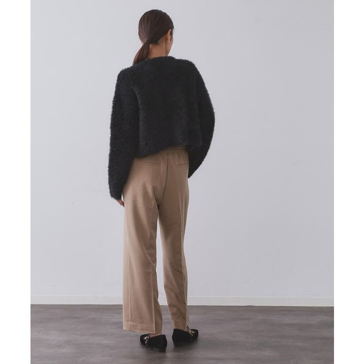 ウォームタッチ イージーワイドパンツ【洗濯機洗OK/ストレッチ】≪SS～LL≫ | OPAQUE.CLIP | 詳細画像38 