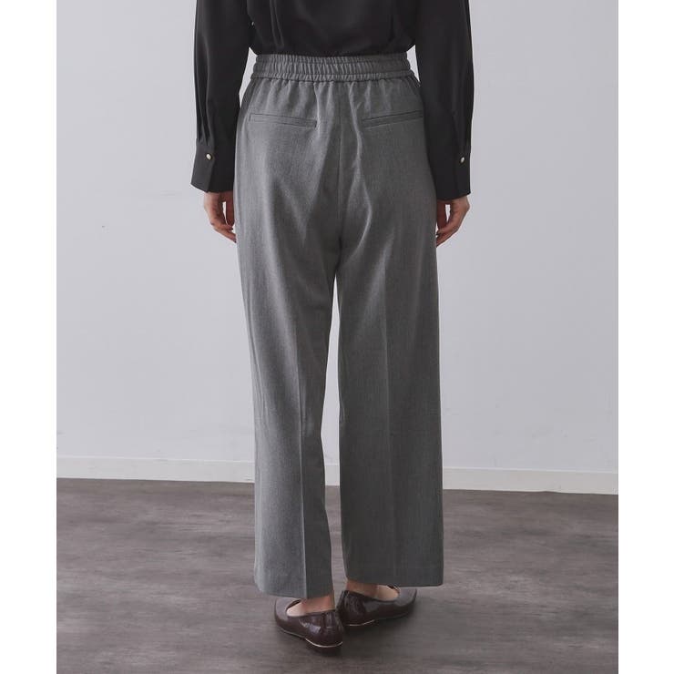 ウォームタッチ イージーワイドパンツ【洗濯機洗OK/ストレッチ】≪SS～LL≫ | OPAQUE.CLIP | 詳細画像42 