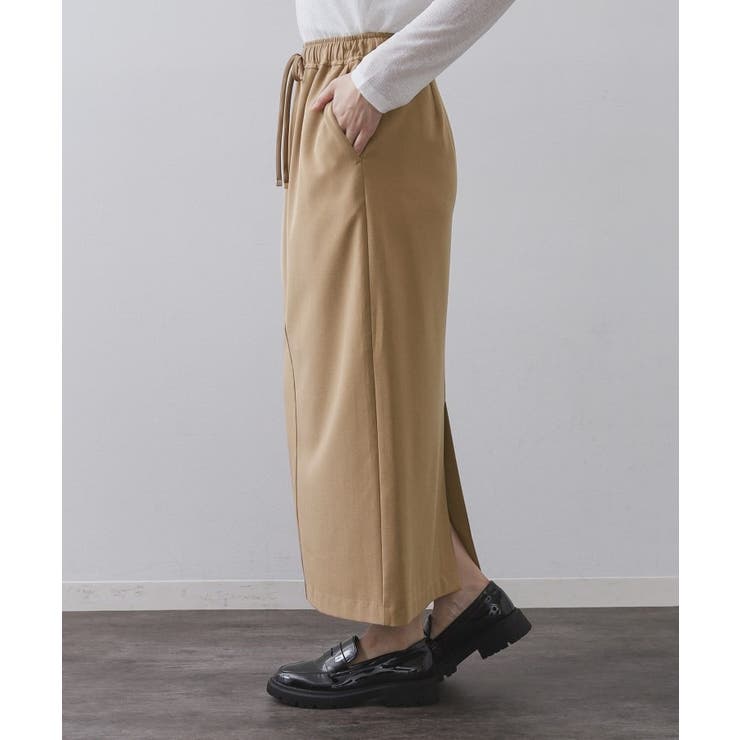 裏起毛イージーナロースカート／ネオサーモ【蓄熱素材／洗濯機洗い可 | OPAQUE.CLIP | 詳細画像14 