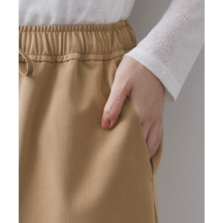 裏起毛イージーナロースカート／ネオサーモ【蓄熱素材／洗濯機洗い可 | OPAQUE.CLIP | 詳細画像17 