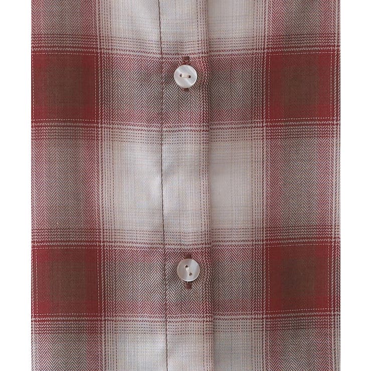 オンブレチェックシャツ【洗濯機洗い可】 | OPAQUE.CLIP | 詳細画像8 