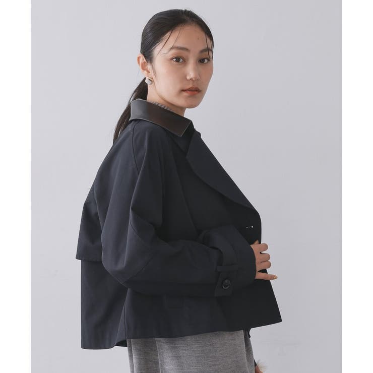 ショートトレンチコート【洗える】 | OPAQUE.CLIP | 詳細画像7 