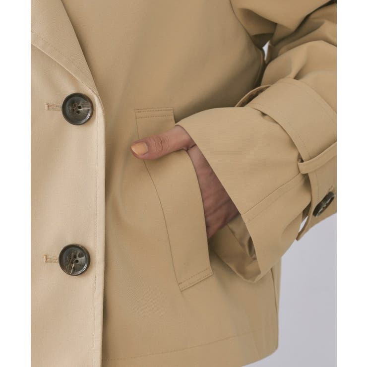 ショートトレンチコート【洗える】 | OPAQUE.CLIP | 詳細画像19 