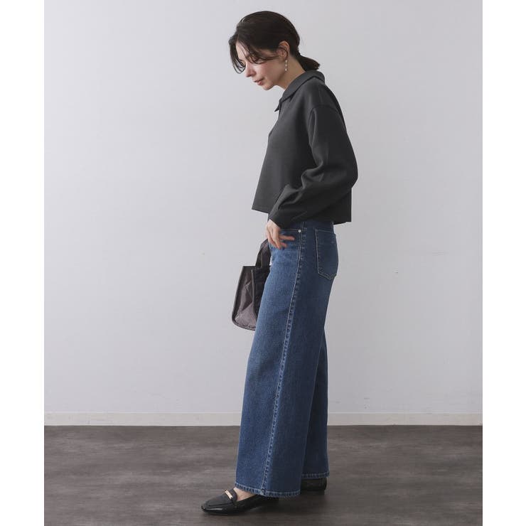 スキッパートップス【UVケア/洗濯機OK】 | OPAQUE.CLIP | 詳細画像2 