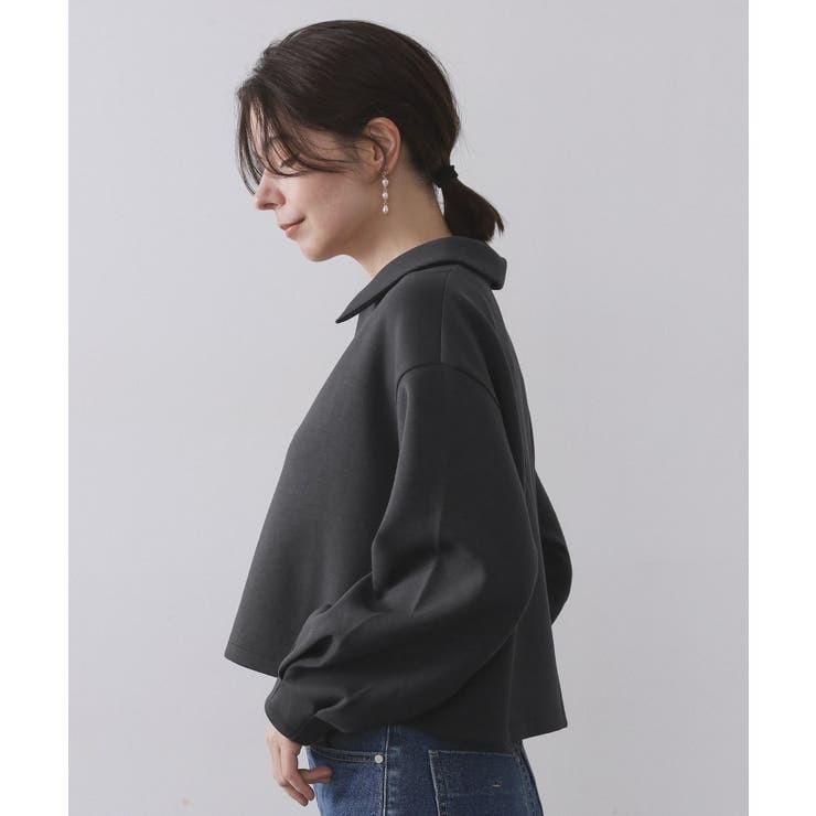 スキッパートップス【UVケア/洗濯機OK】 | OPAQUE.CLIP | 詳細画像1 