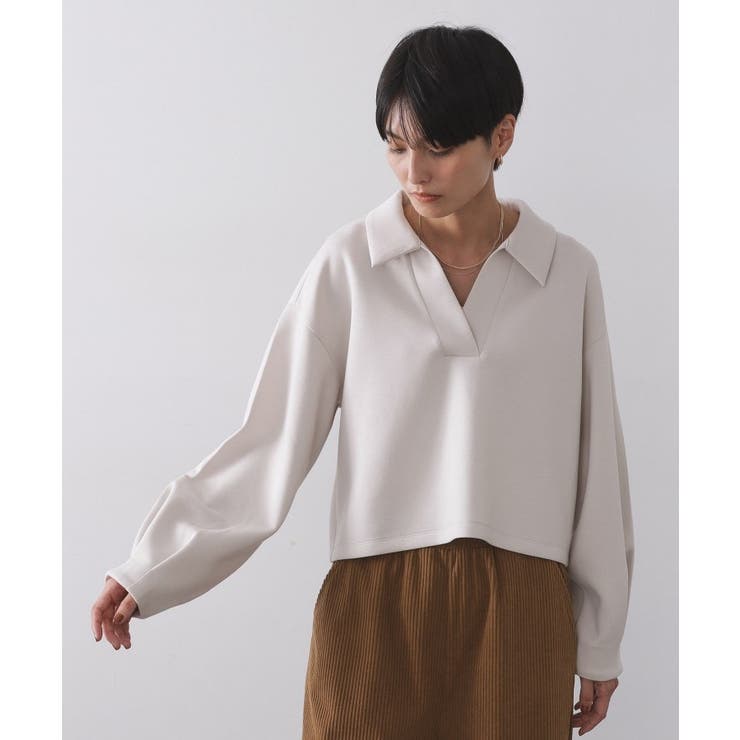 スキッパートップス【UVケア/洗濯機OK】 | OPAQUE.CLIP | 詳細画像13 