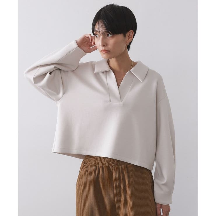 オフホワイト(003) | スキッパートップス【UVケア/洗濯機OK】 | OPAQUE.CLIP