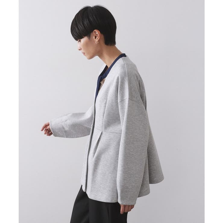 ペプラムカーディガン【UVケア/洗濯機OK】 | OPAQUE.CLIP | 詳細画像14 