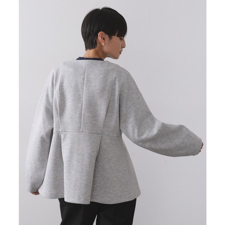 ペプラムカーディガン【UVケア/洗濯機OK】 | OPAQUE.CLIP | 詳細画像15 