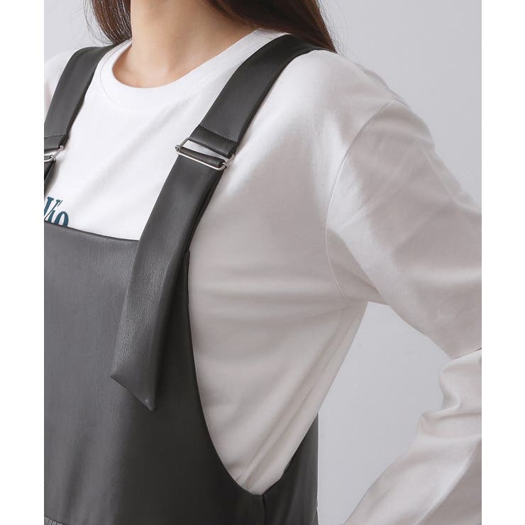 レザー調フレアジャンスカ【洗える】 | OPAQUE.CLIP | 詳細画像13 