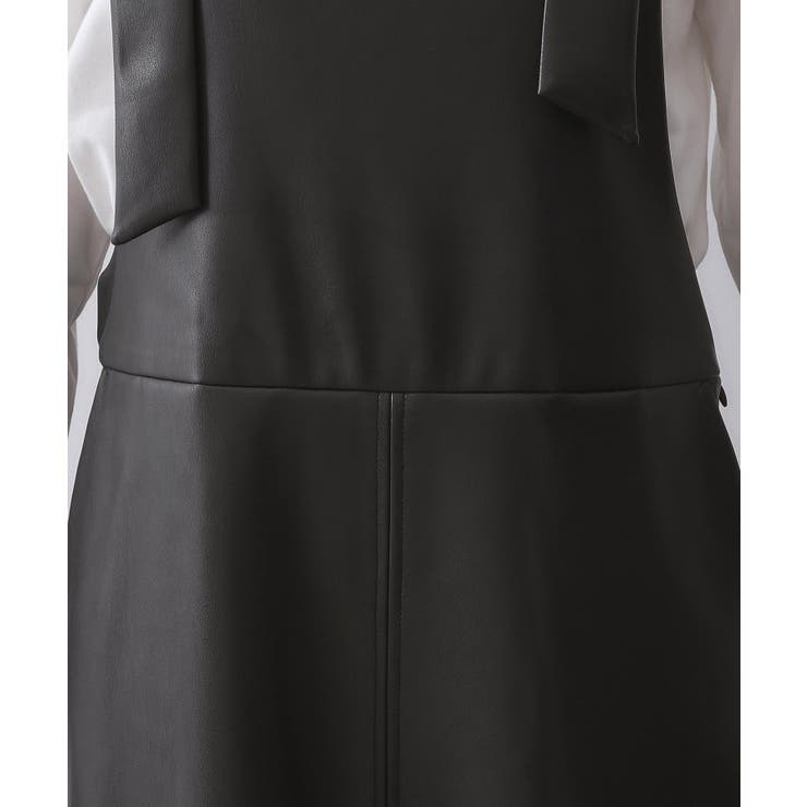 レザー調フレアジャンスカ【洗える】 | OPAQUE.CLIP | 詳細画像15 