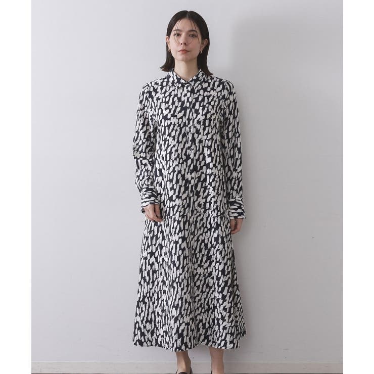 ジオメトリック柄ワンピース | OPAQUE.CLIP | 詳細画像9