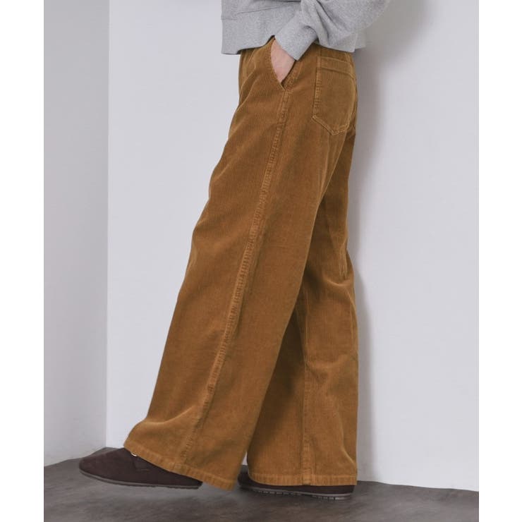 コーデュロイワイドパンツ【洗濯機OK】 | OPAQUE.CLIP | 詳細画像4 