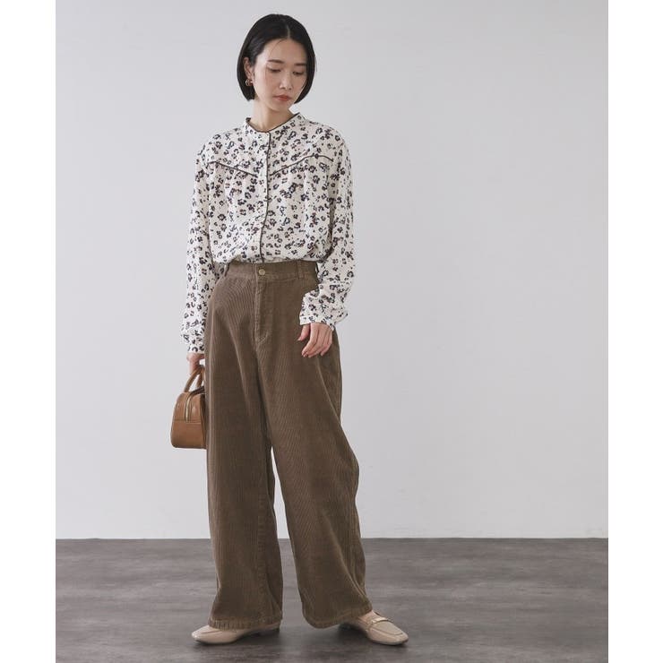 コーデュロイワイドパンツ【洗濯機OK】 | OPAQUE.CLIP | 詳細画像9 