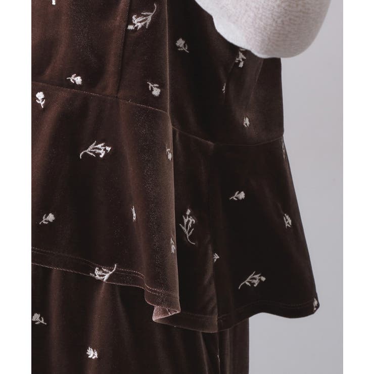 ベロアキャミ/セットアップ対応可【洗濯機OK】 | OPAQUE.CLIP | 詳細画像24 